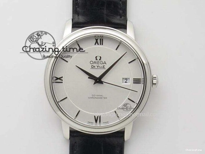 0503 Casual De Ville SS DIWF 1:1 Best Edition White Dial RG Markers on SS Bracelet MIYOTA 7847